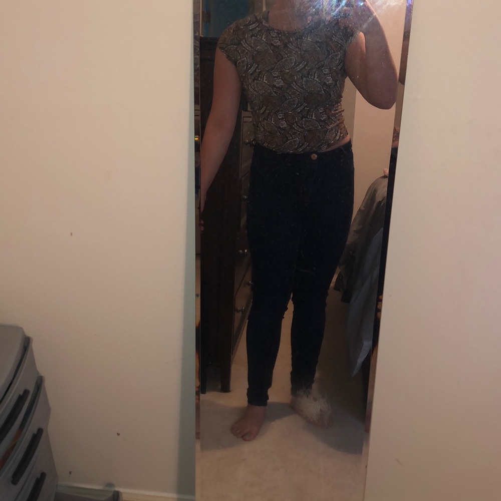 extra small cropped top